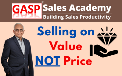 Selling on VALUE Not PRICE